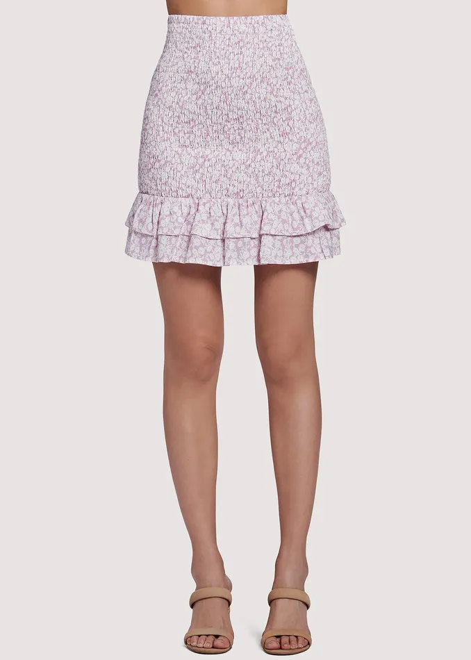 Winsome Orchid Mini Skirt Lavenderwhite Women Lost Wander Skirts