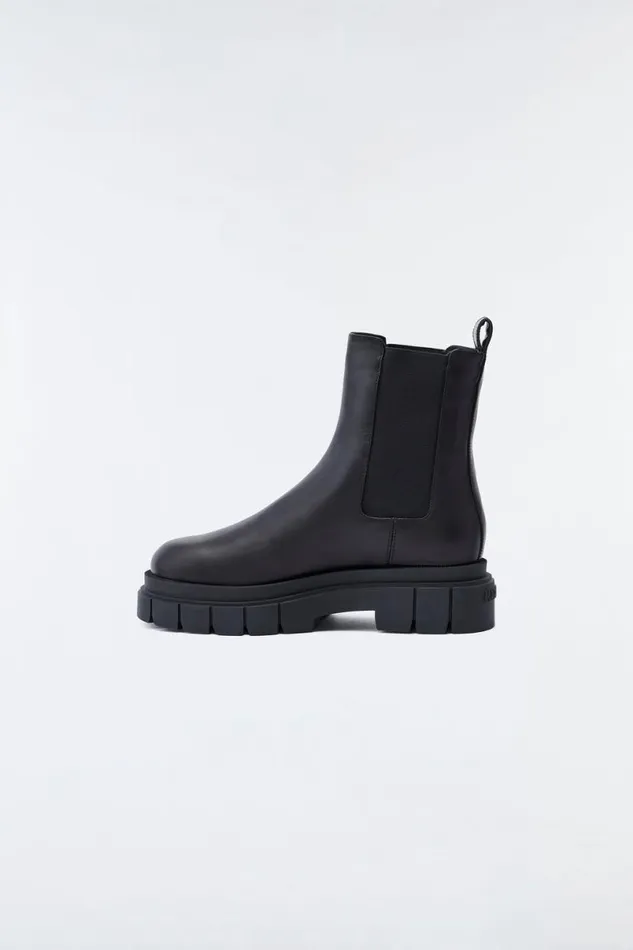 Winter Boots Women Mackage STORM Shearlinglined R Leather Chelsea Boot For Women Black