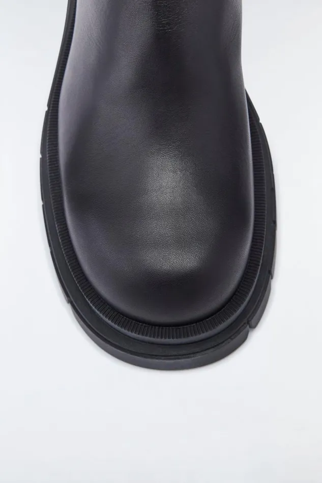Winter Boots Women Mackage STORM Unlined Lug Sole R Leather Chelsea Boot For Women Black Winter Boots Women Mackage STORM Unlined Lug Sole R Leather Chelsea Boot For Women Black