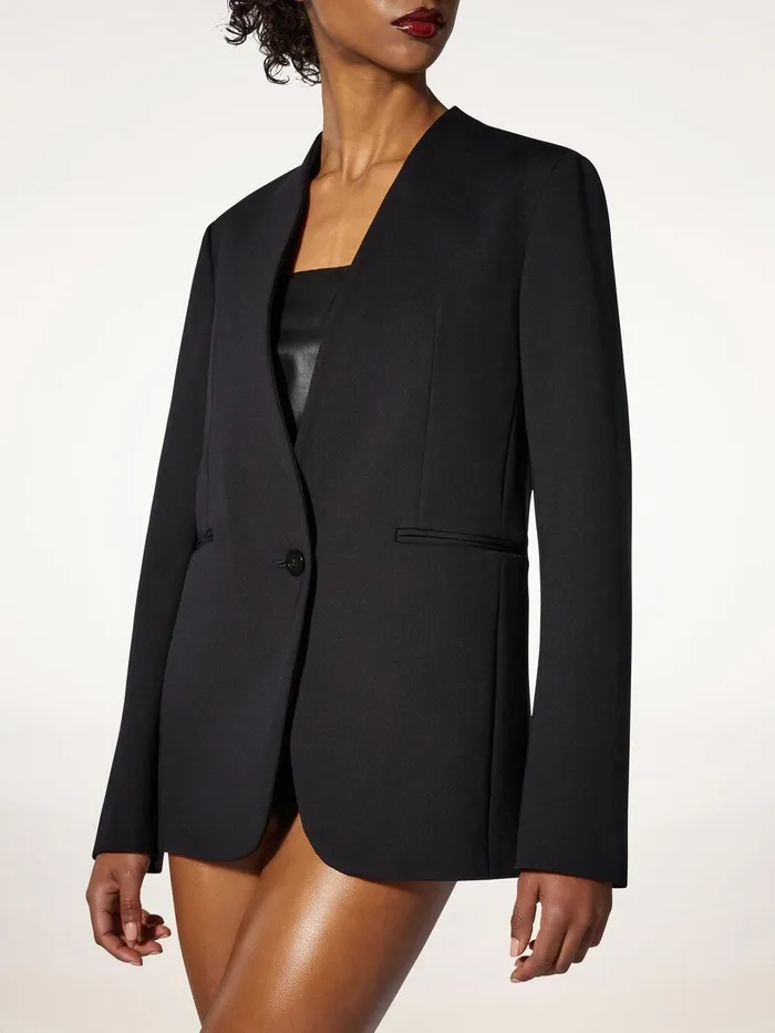 Wolford Cardigans and Jackets Scuba Tailor Jacket Black 8211 Women