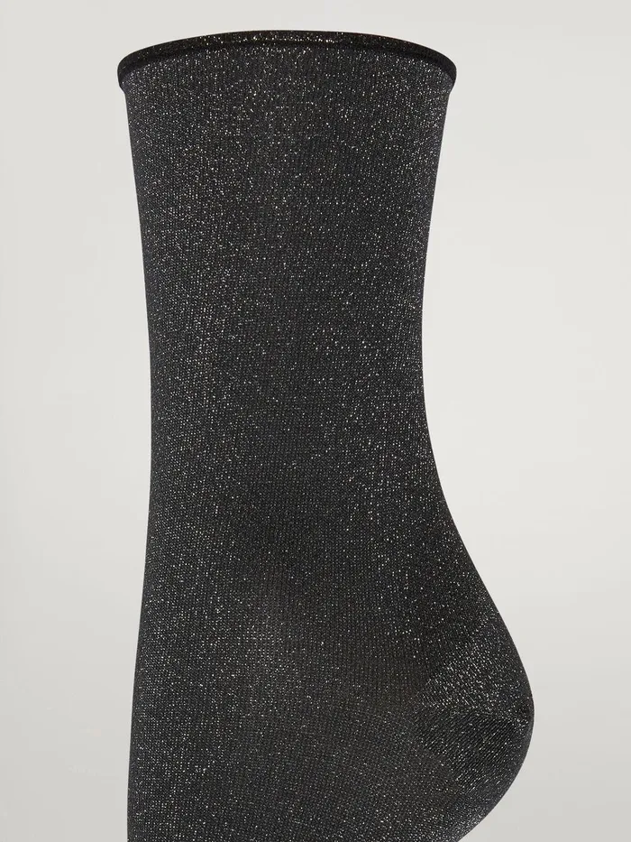 Wolford Socks Stardust Socks Blacksilver 8211 Women