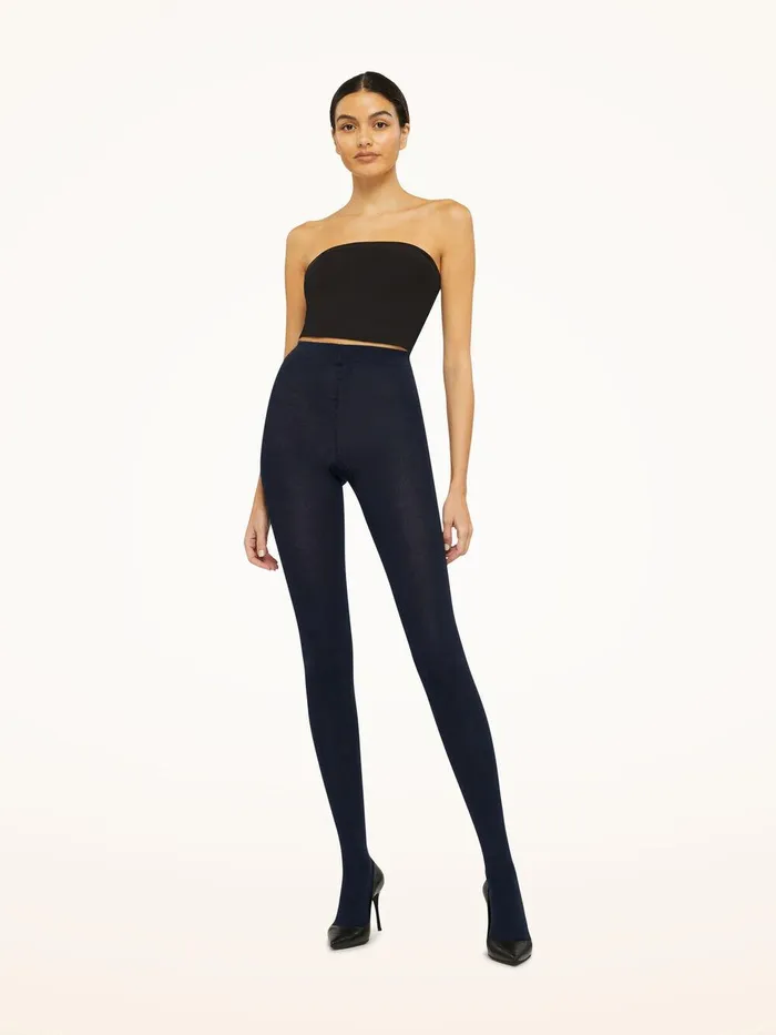 Wolford Tights CashmereSilk Tights Navy 8211 Women