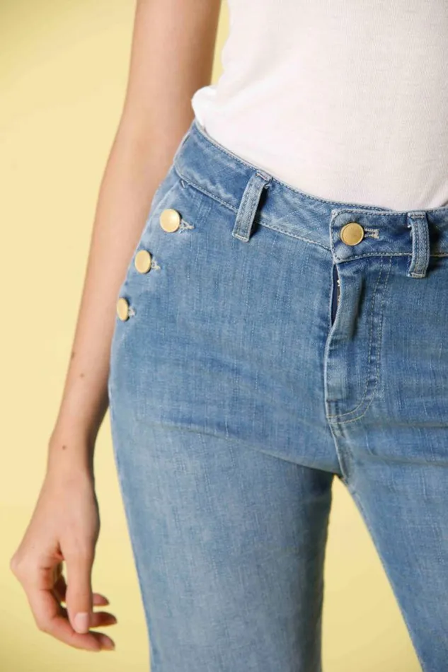 Woman Agnes Sailor 5 Pockets Pants In Denim Regular Mason039s Pants