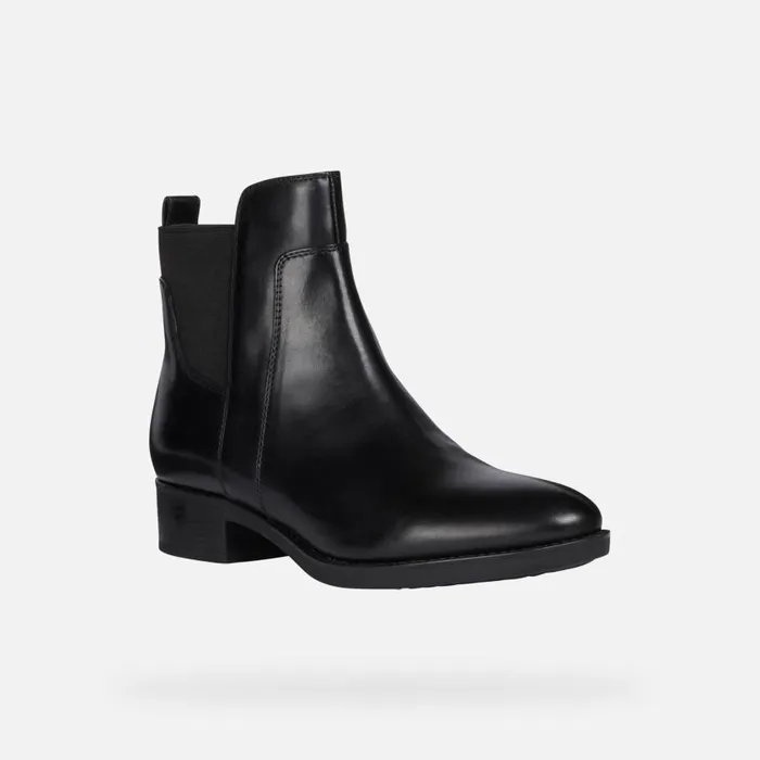 Woman Geox Ankle Boots FELICITY G Ankle Boots Black Woman Geox Black
