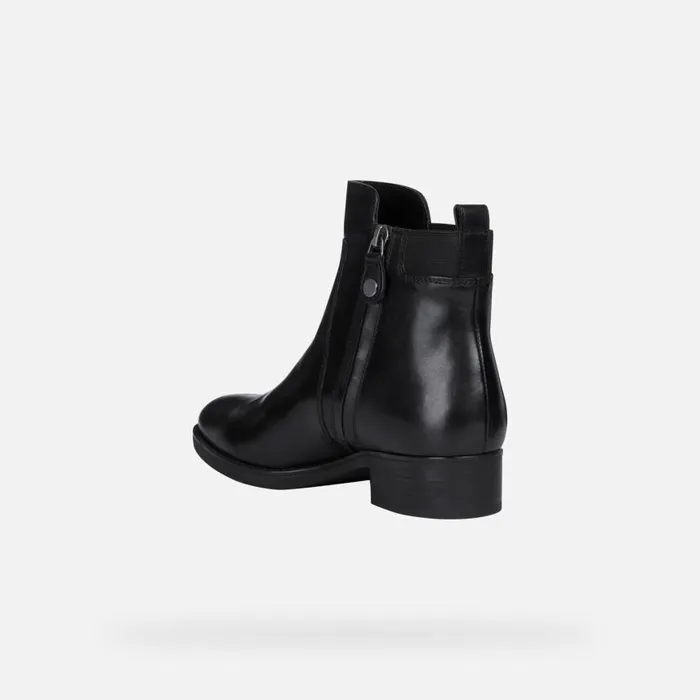 Woman Geox Ankle Boots FELICITY G Ankle Boots Black Woman Geox Black