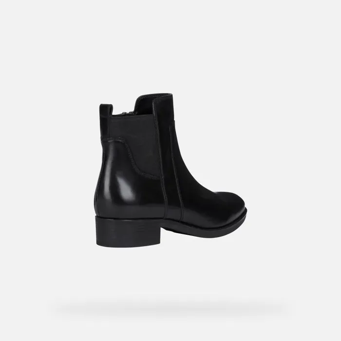 Woman Geox Ankle Boots FELICITY G Ankle Boots Black Woman Geox Black