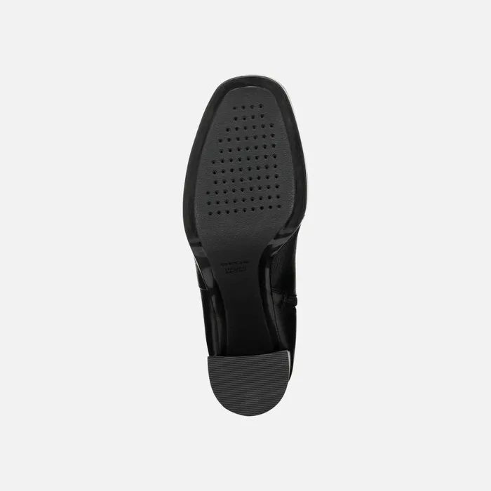 Woman Geox Ankle Boots TEULADA WOMAN Black Highheel Ankle Boots Black