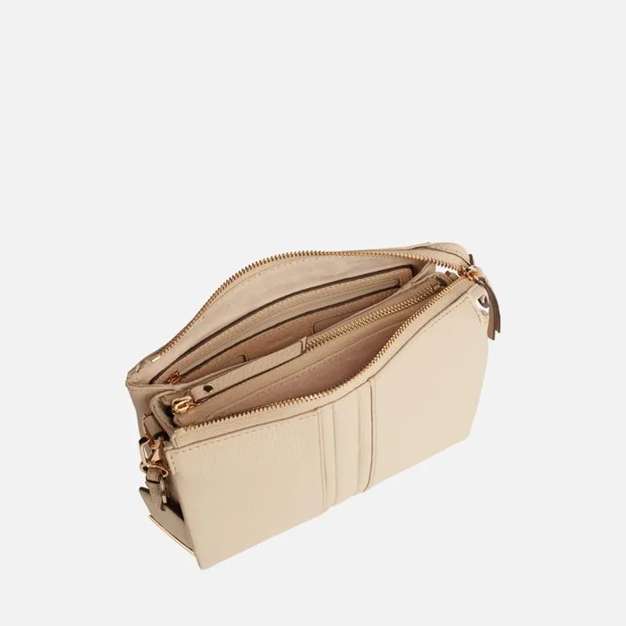 Woman Geox Bags CLARISSY Women039s Off White Shoulder Bag CASHMERE Off White