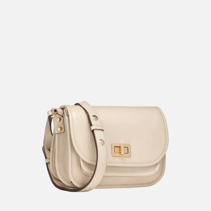 Woman Geox Bags FLAVRIE WOMAN Off White Crossbody Bag Off White