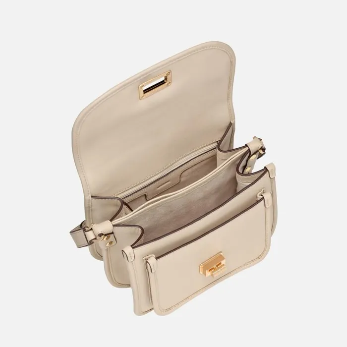 Woman Geox Bags FLAVRIE WOMAN Off White Crossbody Bag Off White