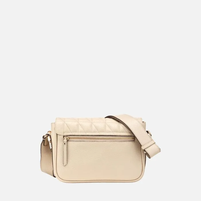 Woman Geox Bags FRAILEA WOMAN Off White Crossbody Bag Off White