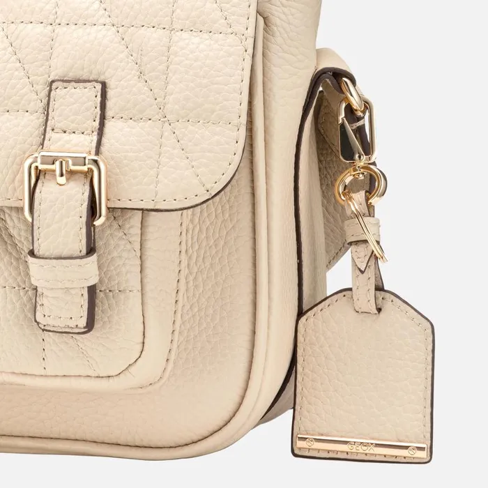 Woman Geox Bags FRAILEA WOMAN Off White Crossbody Bag Off White