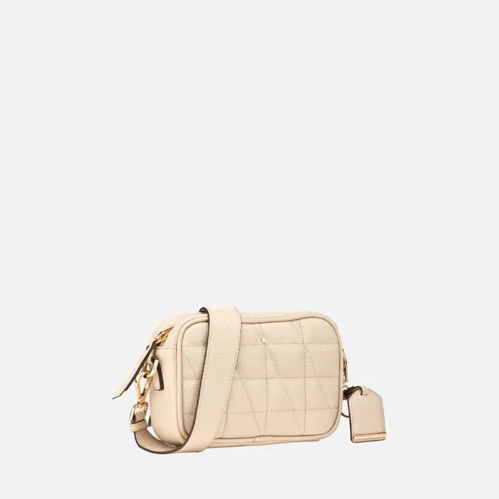 Woman Geox Bags NARCISIA WOMAN Off White Crossbody Bag Off White