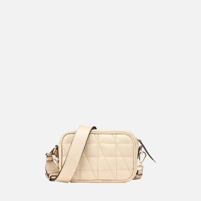 Woman Geox Bags NARCISIA WOMAN Off White Crossbody Bag Off White