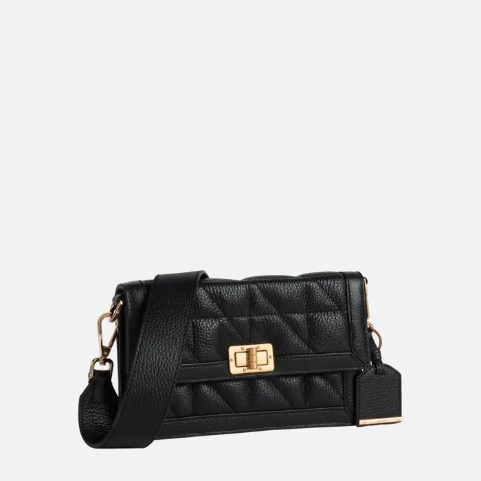 Woman Geox Bags VERIANA A Shoulder Bag Black Woman Geox Black