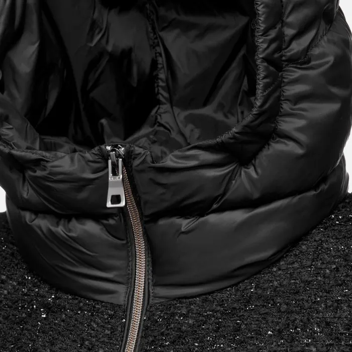 Woman Geox Jackets MANILVA WOMAN BlackBlack Long Parka Blackblack