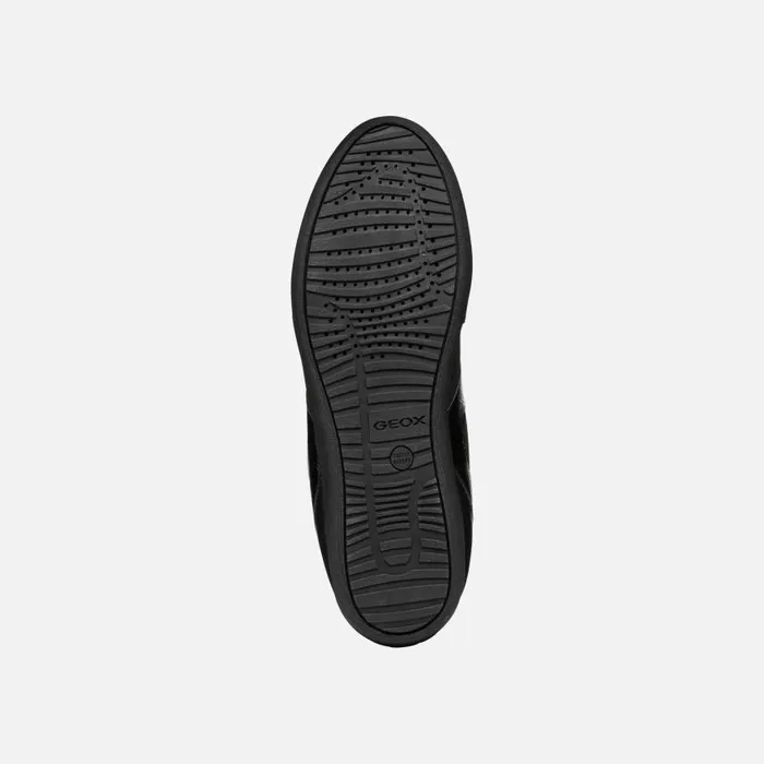 Woman Geox Sneakers MYRIA WOMAN Black High Top Sneakers Black
