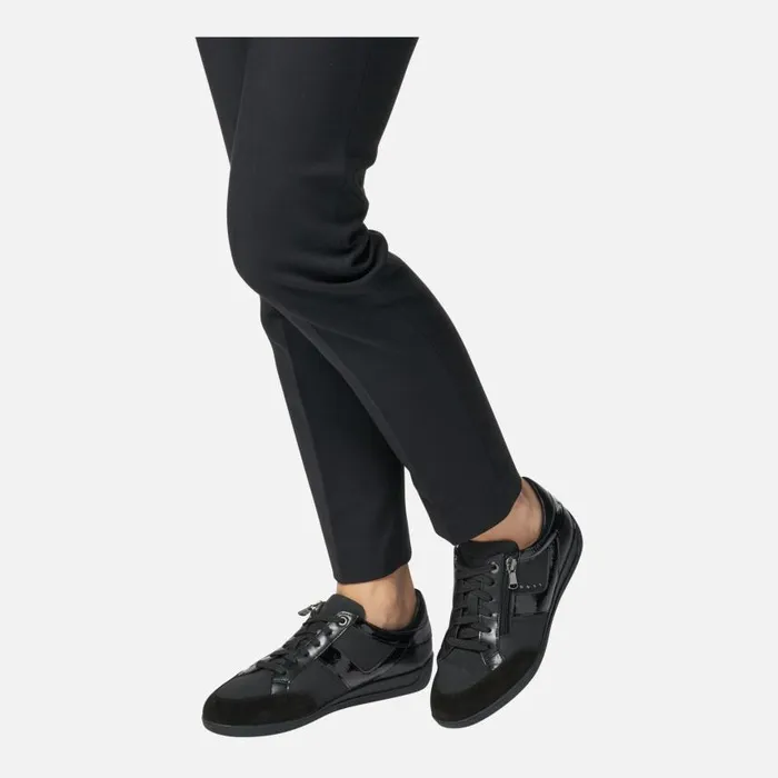 Woman Geox Sneakers MYRIA WOMAN Black Low Top Sneakers Black