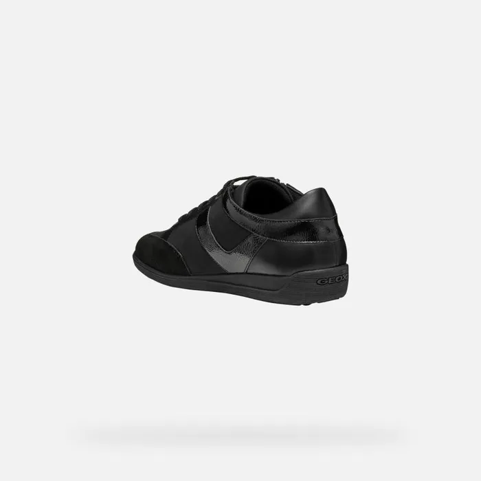 Woman Geox Sneakers MYRIA WOMAN Black Low Top Sneakers Black