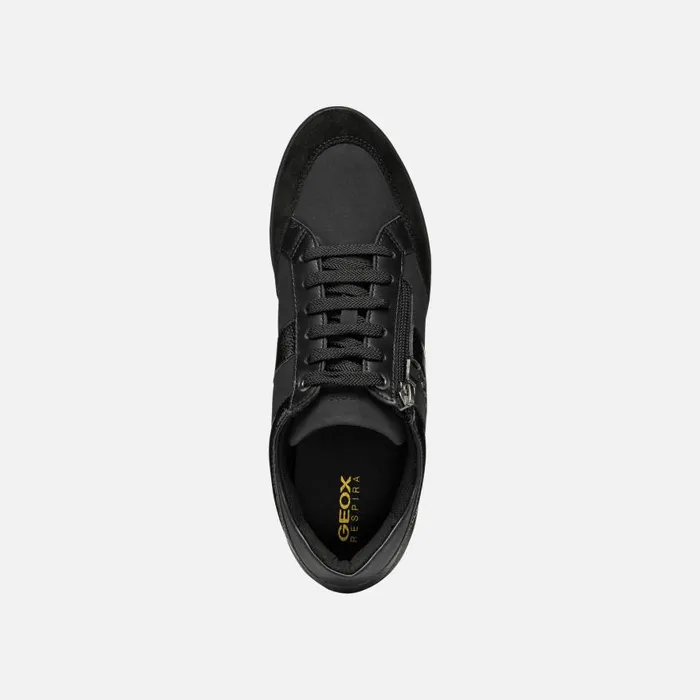 Woman Geox Sneakers MYRIA WOMAN Black Low Top Sneakers Black