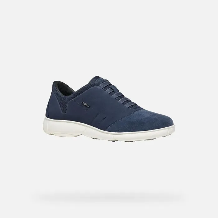 Woman Geox Sneakers NEBULA 20 WOMAN Navy Low Top Sneakers Navy