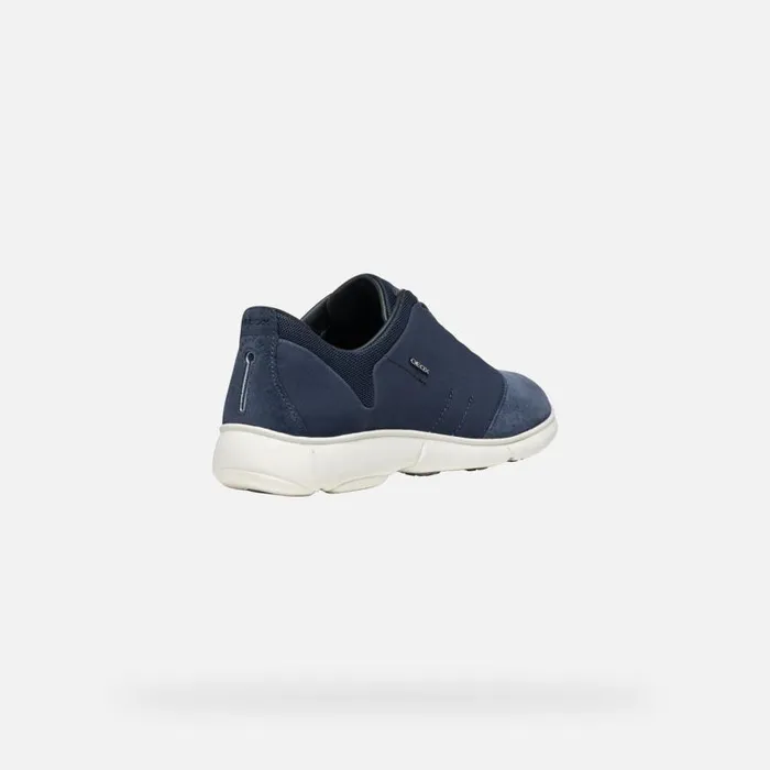 Woman Geox Sneakers NEBULA 20 WOMAN Navy Low Top Sneakers Navy