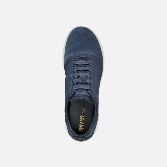Woman Geox Sneakers NEBULA 20 WOMAN Navy Low Top Sneakers Navy