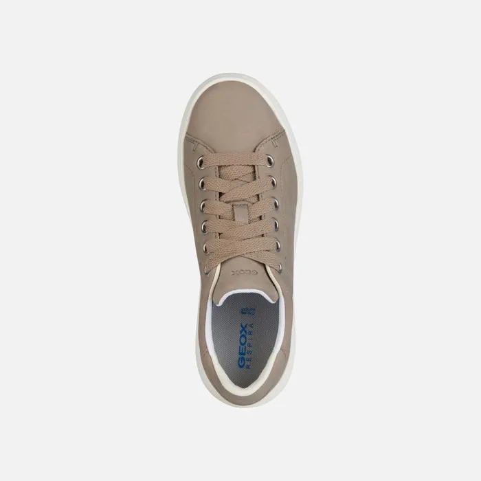 Woman Geox Sneakers SPHERICA EC41 B Low Top Sneakers Sand Woman Geox Sand