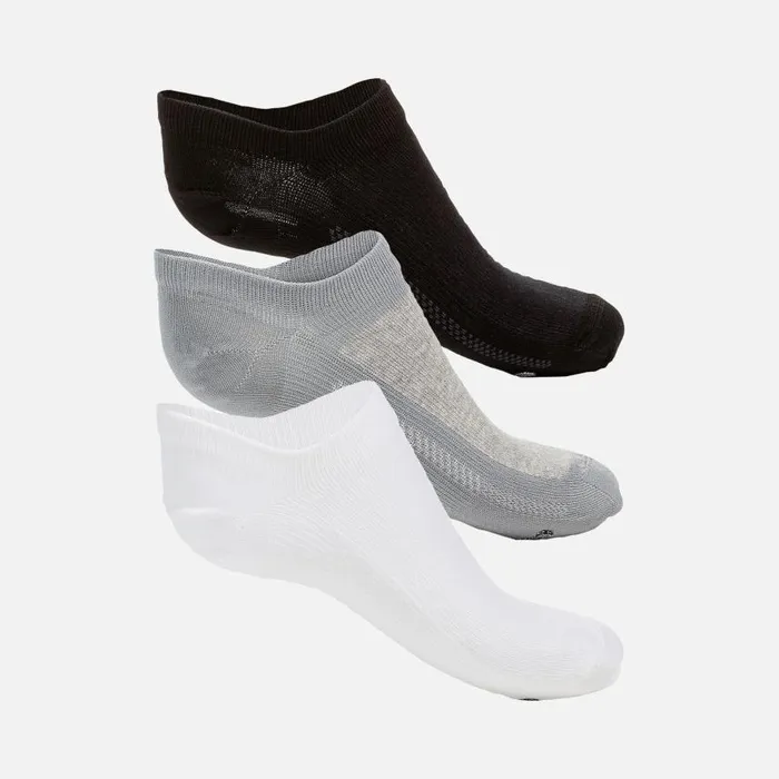 Woman Geox Socks NOSHOW 3PACK Short Socks Black Woman Geox Blackmelange Greywhite
