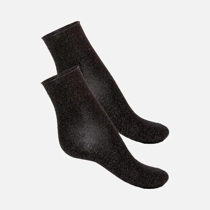 Woman Geox Socks TWOPACK SOCKS WOMAN Black Short Socks Black