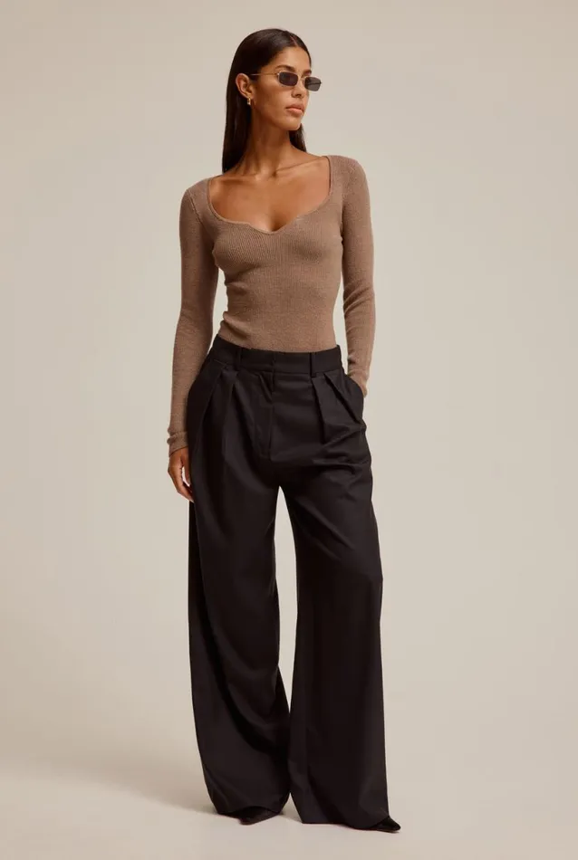 Woman Venroy Pants Tailored Wool Trouser