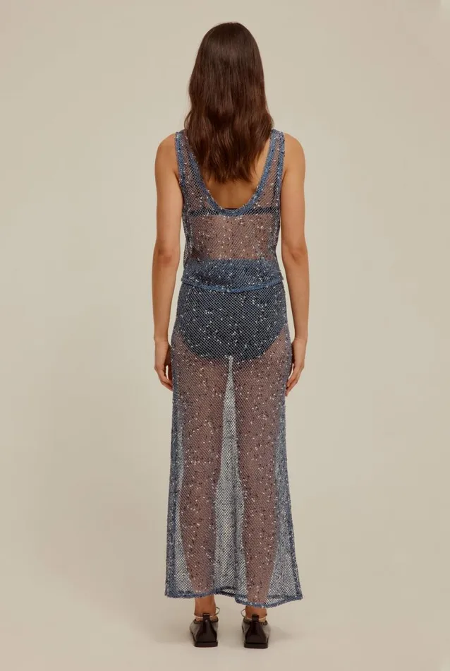 Woman Venroy Tops Mesh Crop Tank