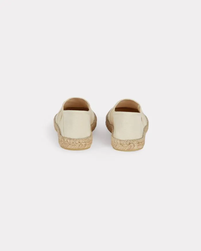 Women 039Boke Flower 20039 Embroidered Canvas Espadrilles In Cotton Ecru Kenzo Mules And Espadrilles