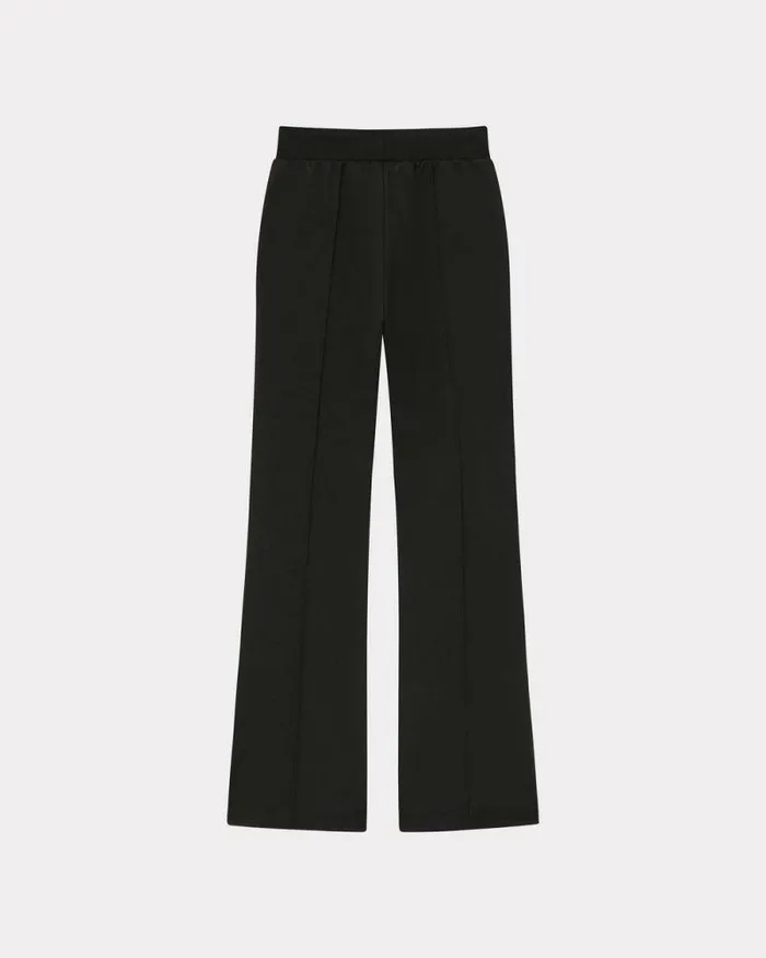Women 039Boke Flower 20039 Embroidered Jog Pants Black Kenzo Pants And Shorts