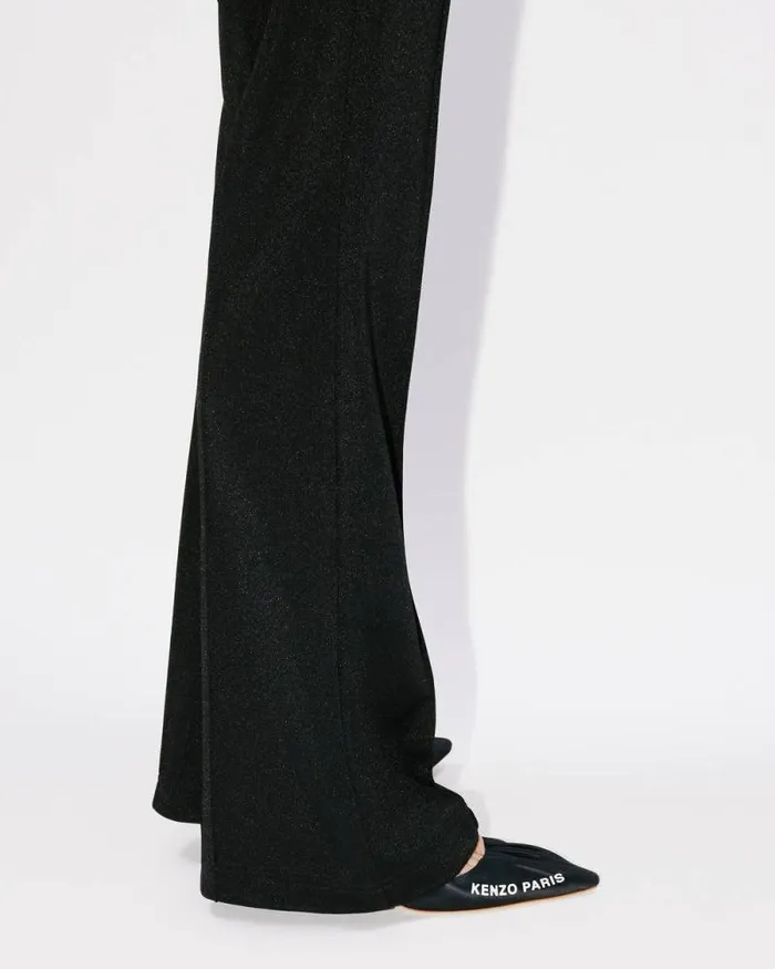 Women 039Boke Flower 20039 Embroidered Jog Pants Black Kenzo Pants And Shorts