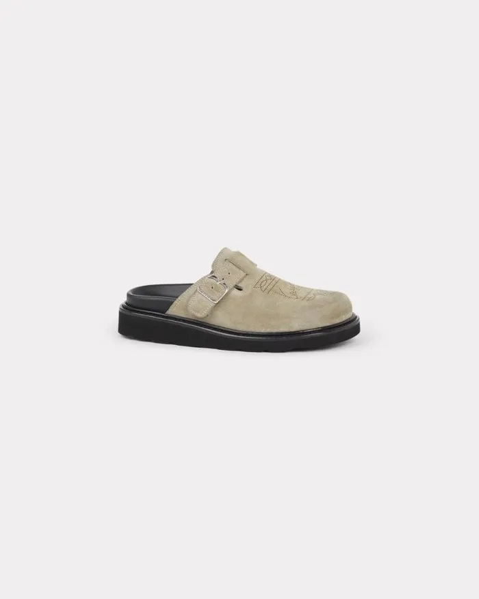 Women 039KENZO Matto039 Clogs Beige Kenzo Mules And Espadrilles