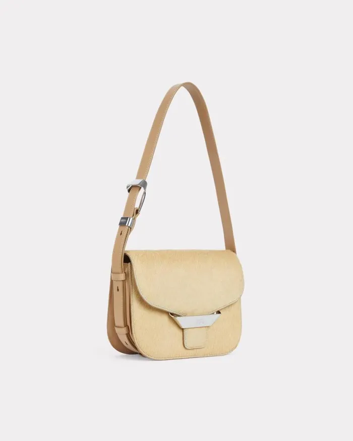 Women 039KENZO Ribbon039 Pony Bag Camel Kenzo Tailoring
