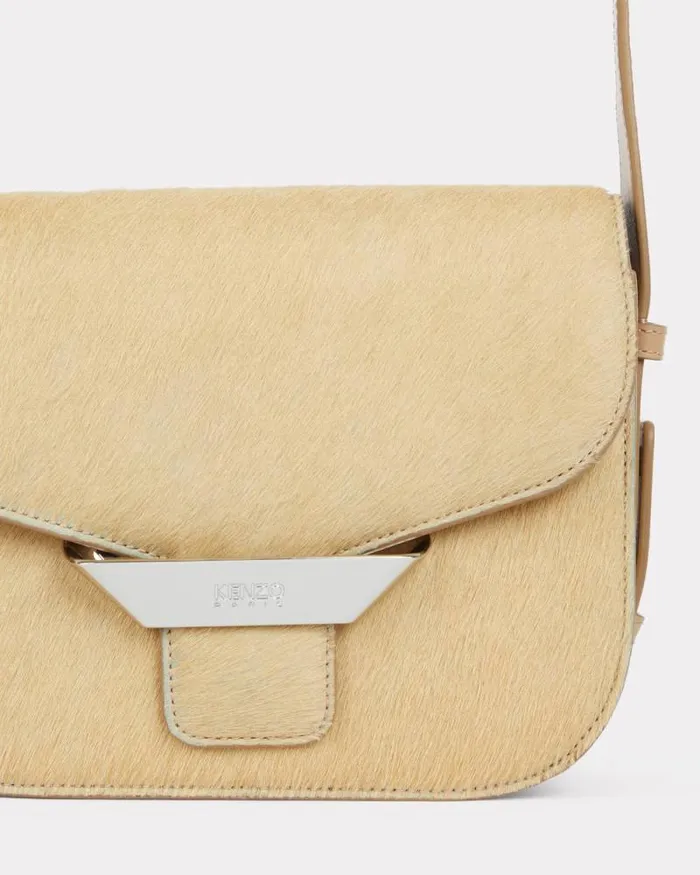 Women 039KENZO Ribbon039 Pony Bag Camel Kenzo Tailoring