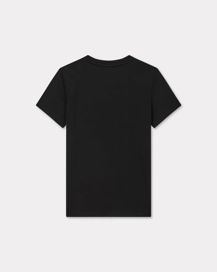 Women 039KENZO VERDY MARKET039 Cotton Tshirt Black Kenzo Tshirts And Polos