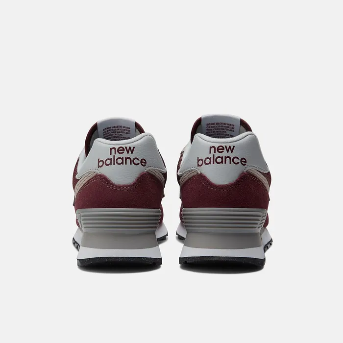 Women 574 Core Burgundy With White New Balance Lifestyle Women 574 Core Burgundy With White New Balance Lifestyle