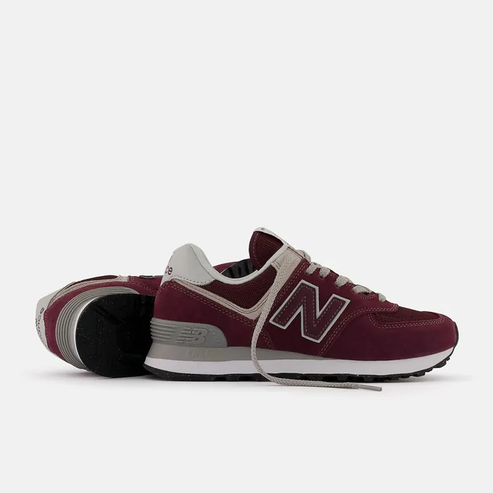 Women 574 Core Burgundy With White New Balance Lifestyle Women 574 Core Burgundy With White New Balance Lifestyle