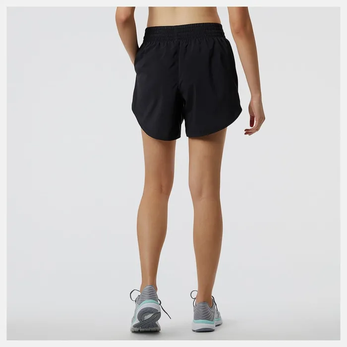 Women Accelerate 5 Inch Short Black New Balance Shorts