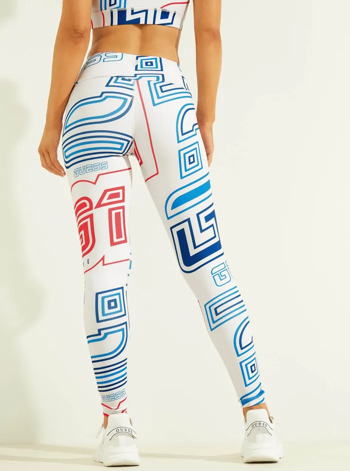Women Activewear GUESS Eco Multi Agatha Active Leggings