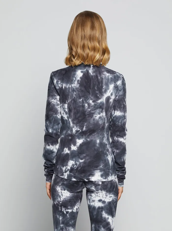 Women Activewear GUESS Grey Tie Dye Eudora Active Jacket Women Activewear GUESS Grey Tie Dye Eudora Active Jacket