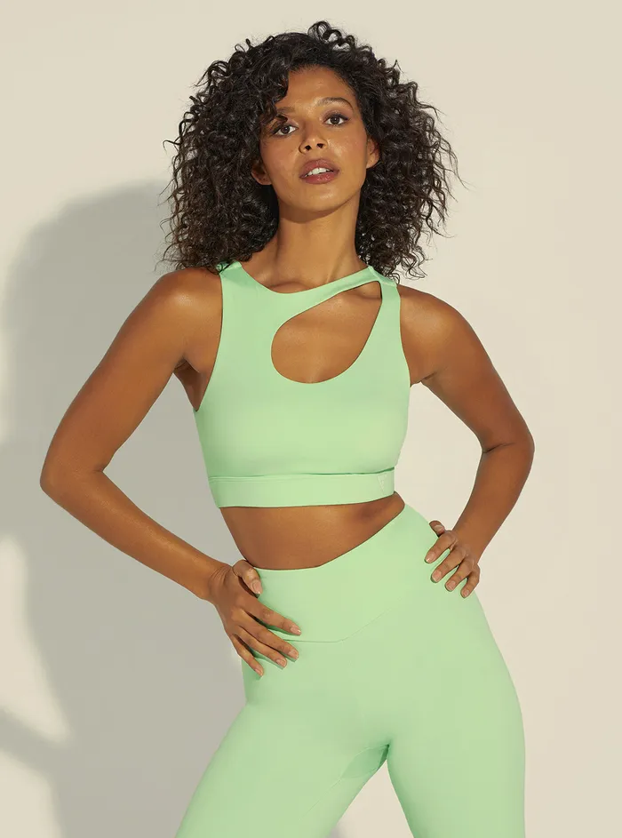 Women Activewear GUESS Melon Green Evalyn Active Top
