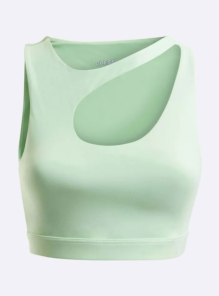 Women Activewear GUESS Melon Green Evalyn Active Top Women Activewear GUESS Melon Green Evalyn Active Top
