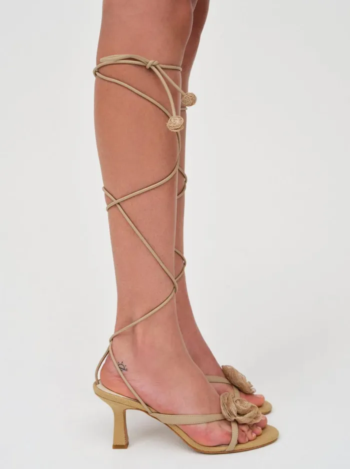 Women Amora Heel Neutral For Love and Lemons Shoes