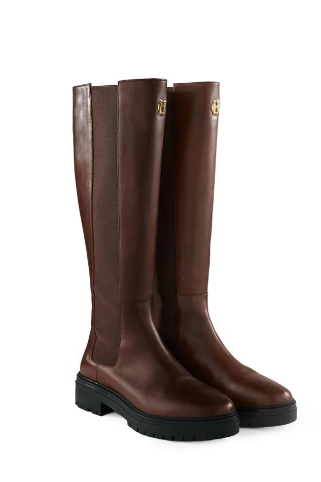 Women Astoria Knee Boot Rich Chocolate Holland Cooper Boots