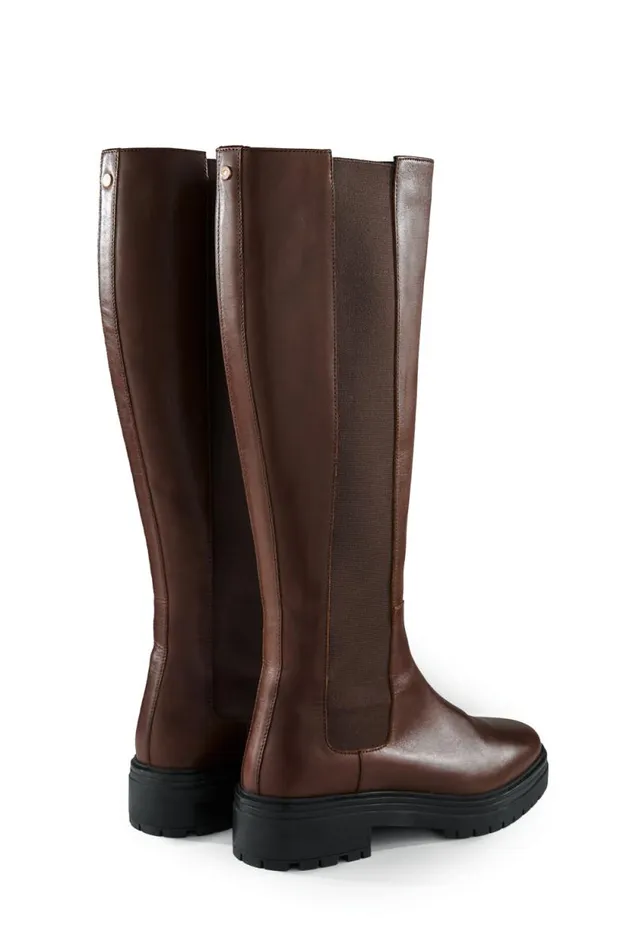 Women Astoria Knee Boot Rich Chocolate Holland Cooper Boots