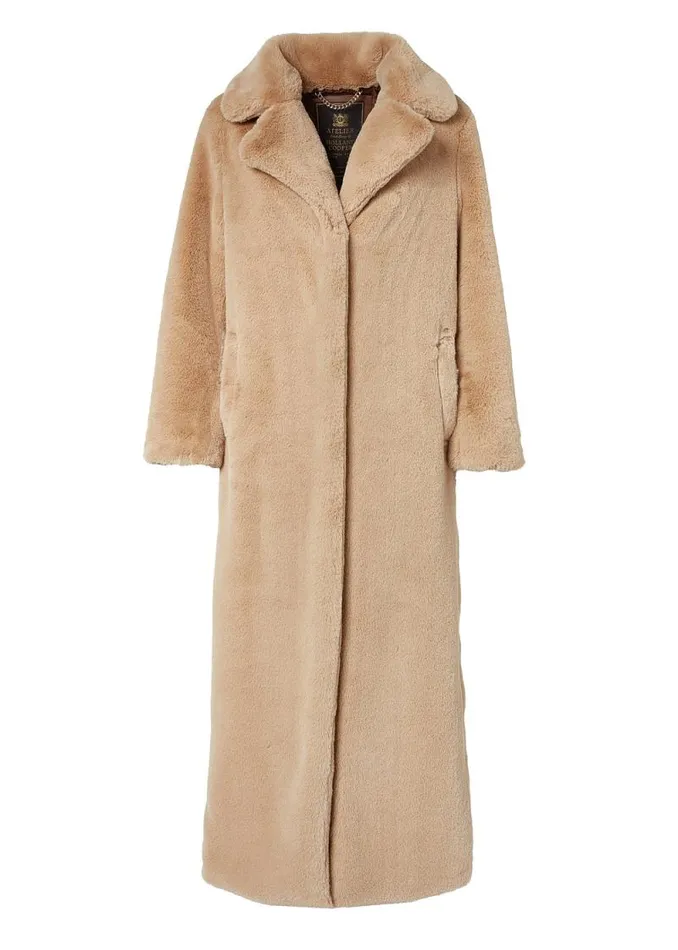Women Asygarth Faux Fur Coat Natural Holland Cooper Coats